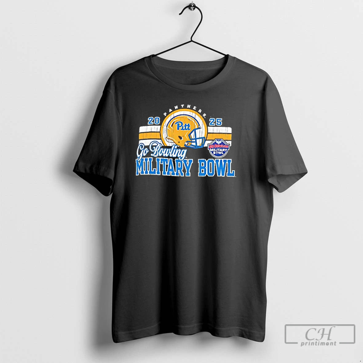 Premium Pittsburgh Pitt Football 2025 Military Bowl Go Bowling T-Shirts, Hoodie, Sweatshirt | PopFlextees.com