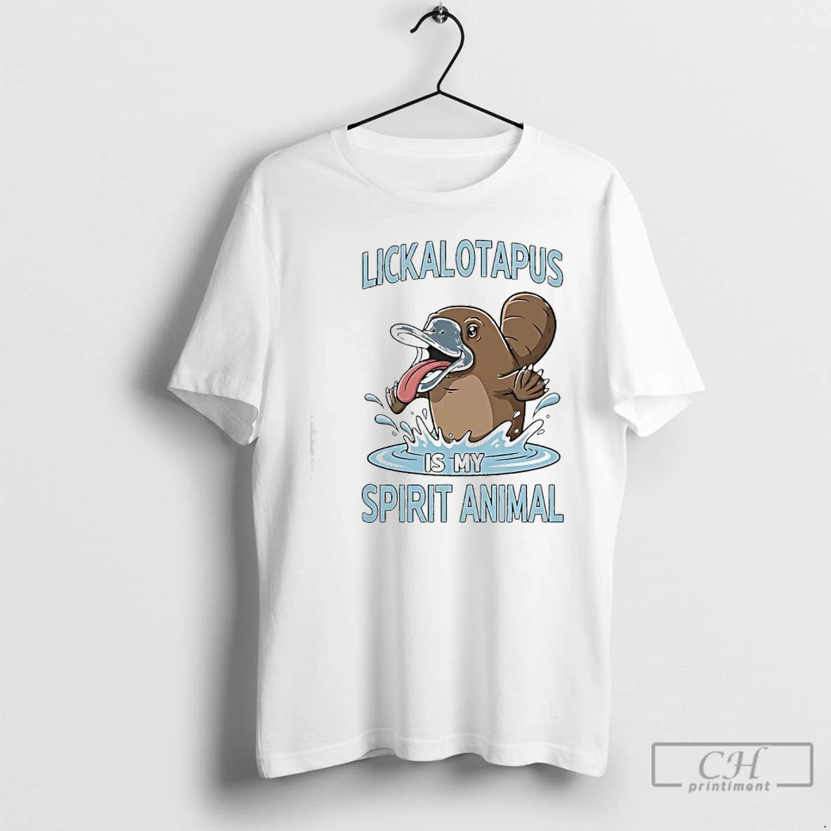 Premium Platypus Lickalotapus Is My Spirit Animal T-Shirts, Hoodie, Sweatshirt | PopFlextees.com