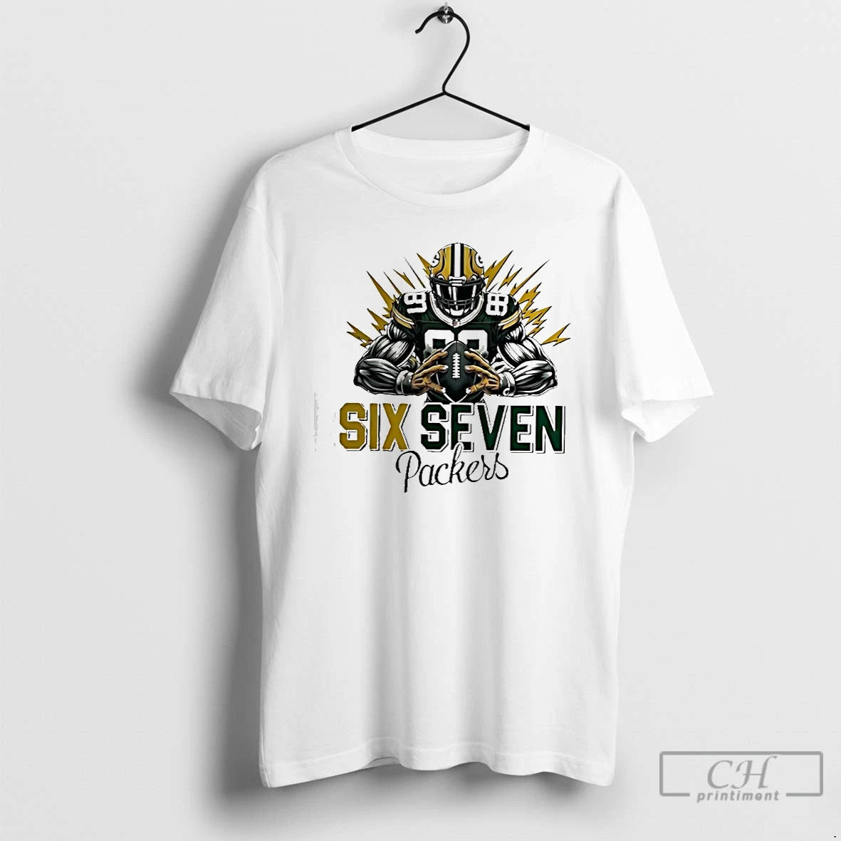 Premium Player Six Seven Green Bay Packers T-Shirts, Hoodie, Sweatshirt | PopFlextees.com