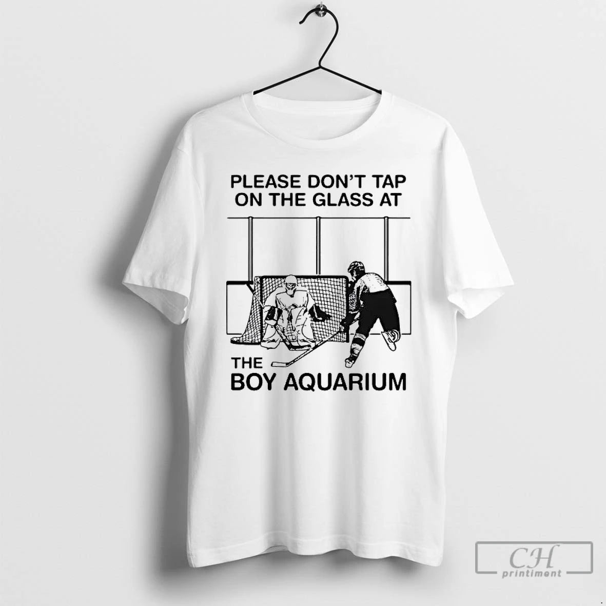 Premium Please Dont Tap On The Glass At The Boy Aquarium Hockey T Shirts Sweater Hoodie, Sweatshirt | PopFlextees.com