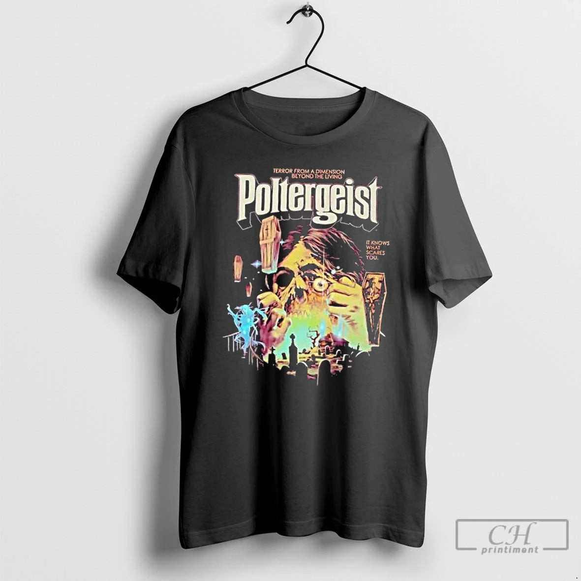 Premium Poltergeist Vintage Horror Graveyard T-Shirts, Hoodie, Sweatshirt | PopFlextees.com