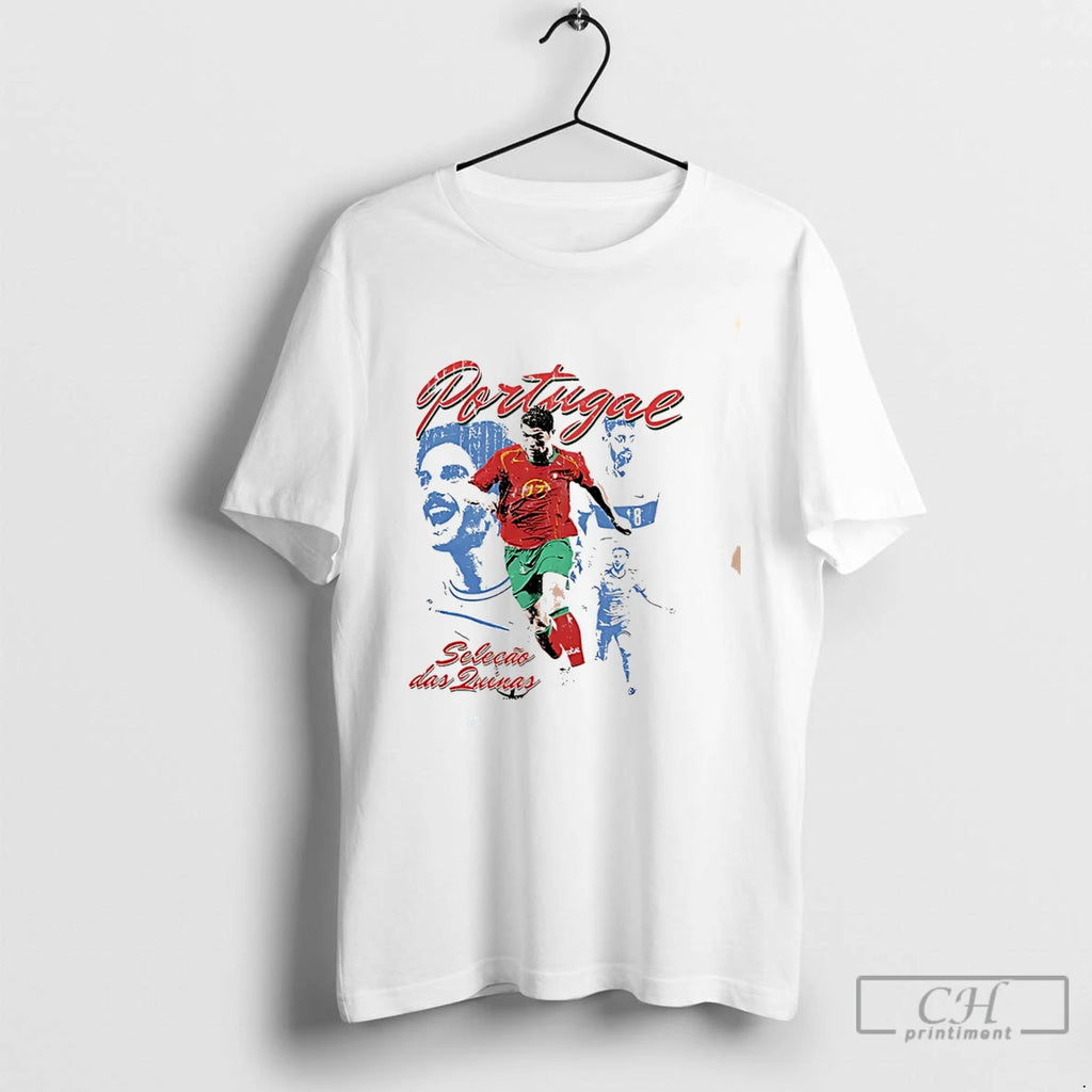 Premium Portugal National Team Cristiano Ronaldo Running Pose Tee