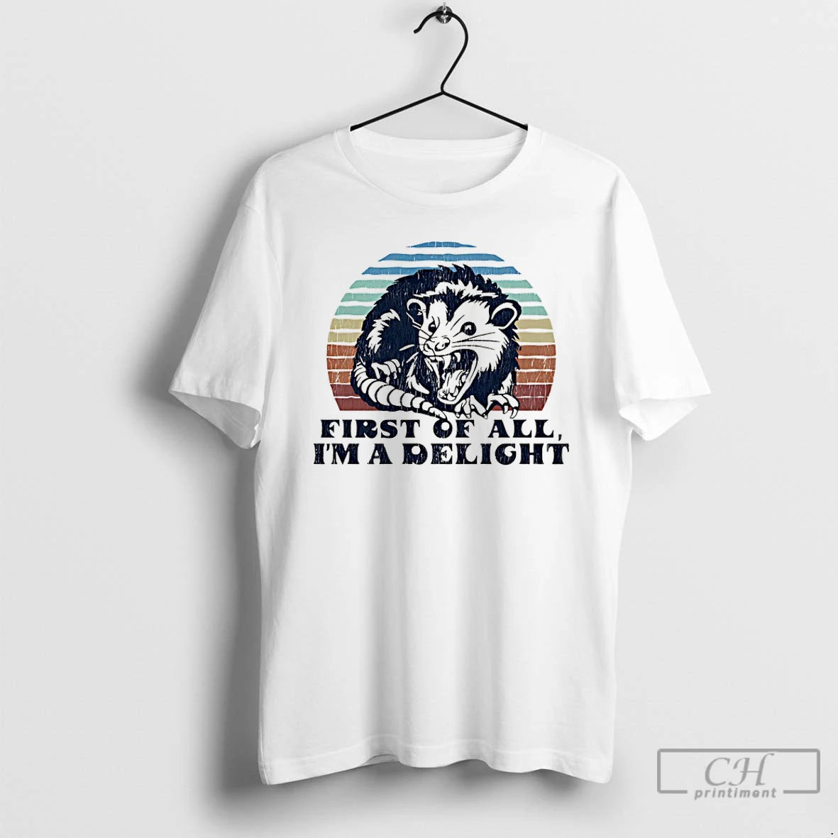 Premium Possum First Of All Im A Delight Vintage T-Shirts, Hoodie, Sweatshirt | PopFlextees.com
