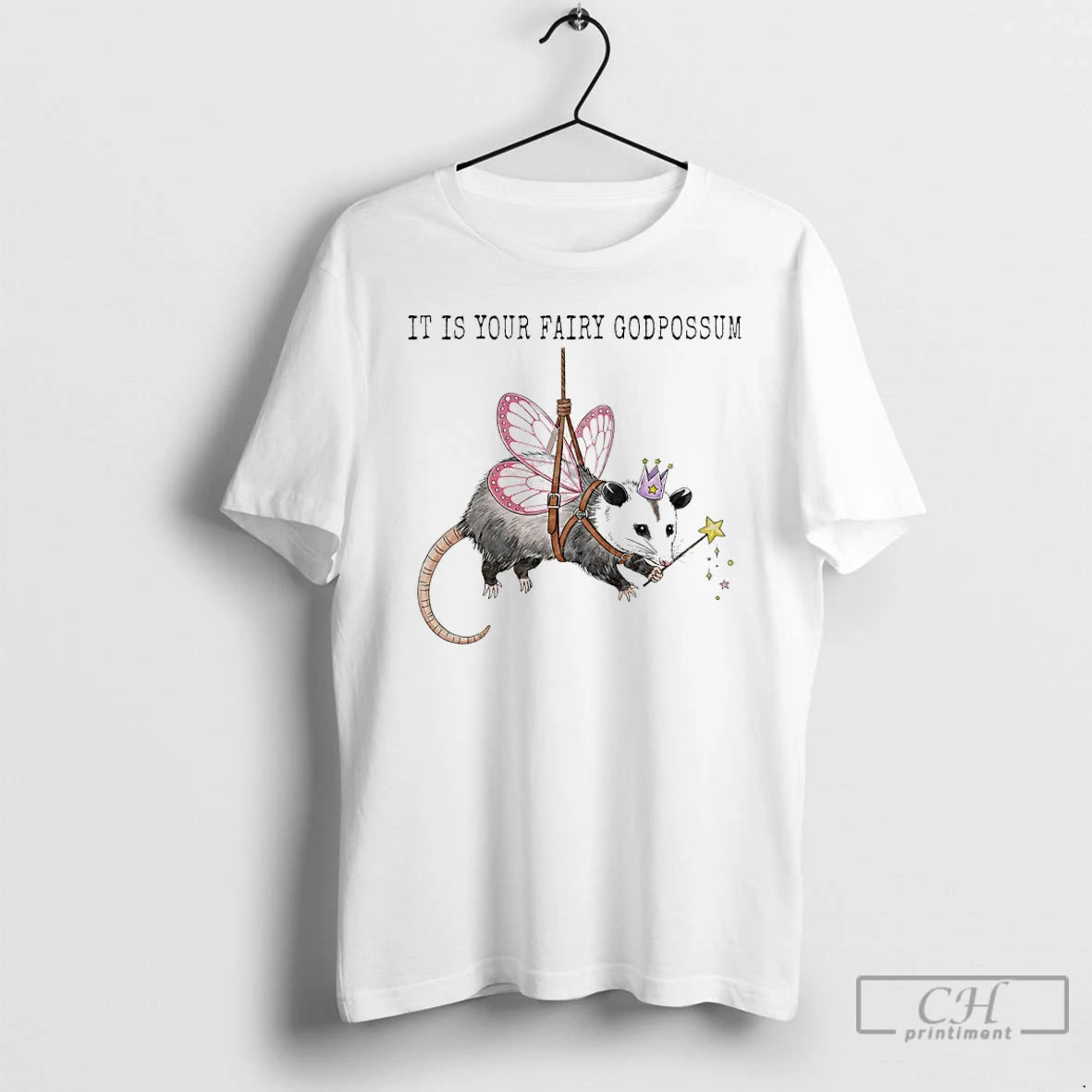 Premium Possum It Is Your Fairy Godpossum T-Shirts, Hoodie, Sweatshirt | PopFlextees.com