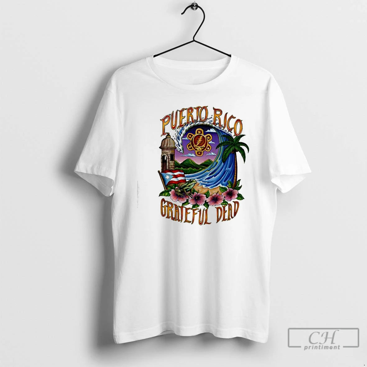 Premium Puerto Rico United States Of Grateful Dead T-Shirts, Hoodie, Sweatshirt | PopFlextees.com