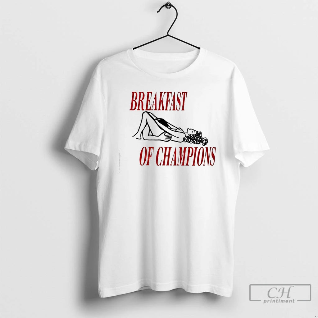 Premium Pussy Breakfast Of Champions T-Shirts, Hoodie, Sweatshirt | PopFlextees.com