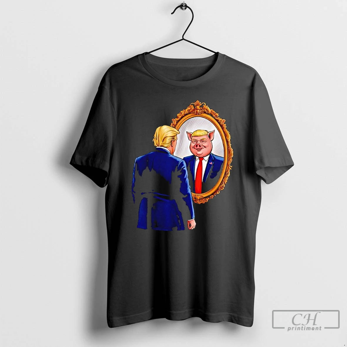 Premium Quiet Piggy Funny Quiet Piggy Retro T-Shirts, Hoodie, Sweatshirt | PopFlextees.com
