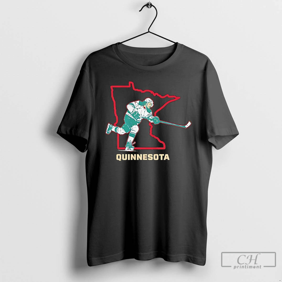 Premium Quinn Hughes Minnesota Wild Quinnesota State T-Shirts, Hoodie, Sweatshirt | PopFlextees.com