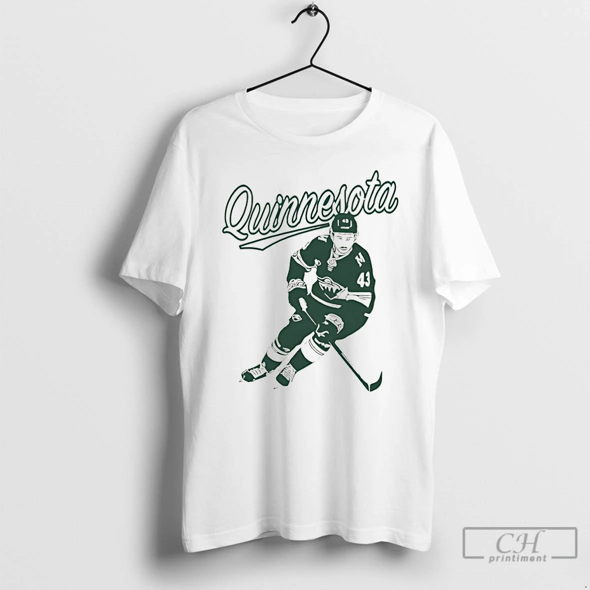 Premium Quinn Hughes Quinnesota Minnesota Hockey Nhl State Of Hockey T-Shirts, Hoodie, Sweatshirt | PopFlextees.com