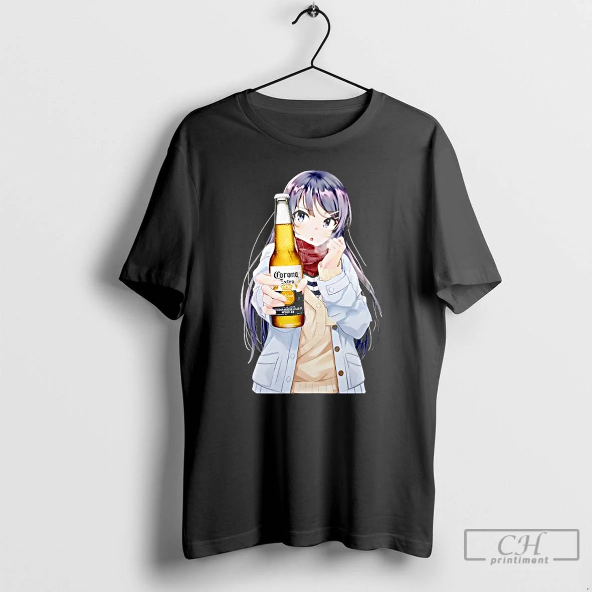 Premium Rabbit Beer Corona Extra Anime T-Shirts, Hoodie, Sweatshirt | PopFlextees.com