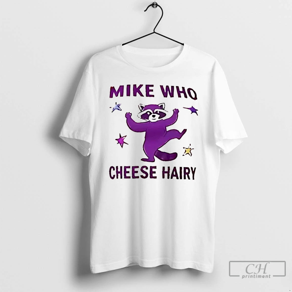 Premium Raccoon Mike Who Cheese Hairy T-Shirts, Hoodie, Sweatshirt | PopFlextees.com