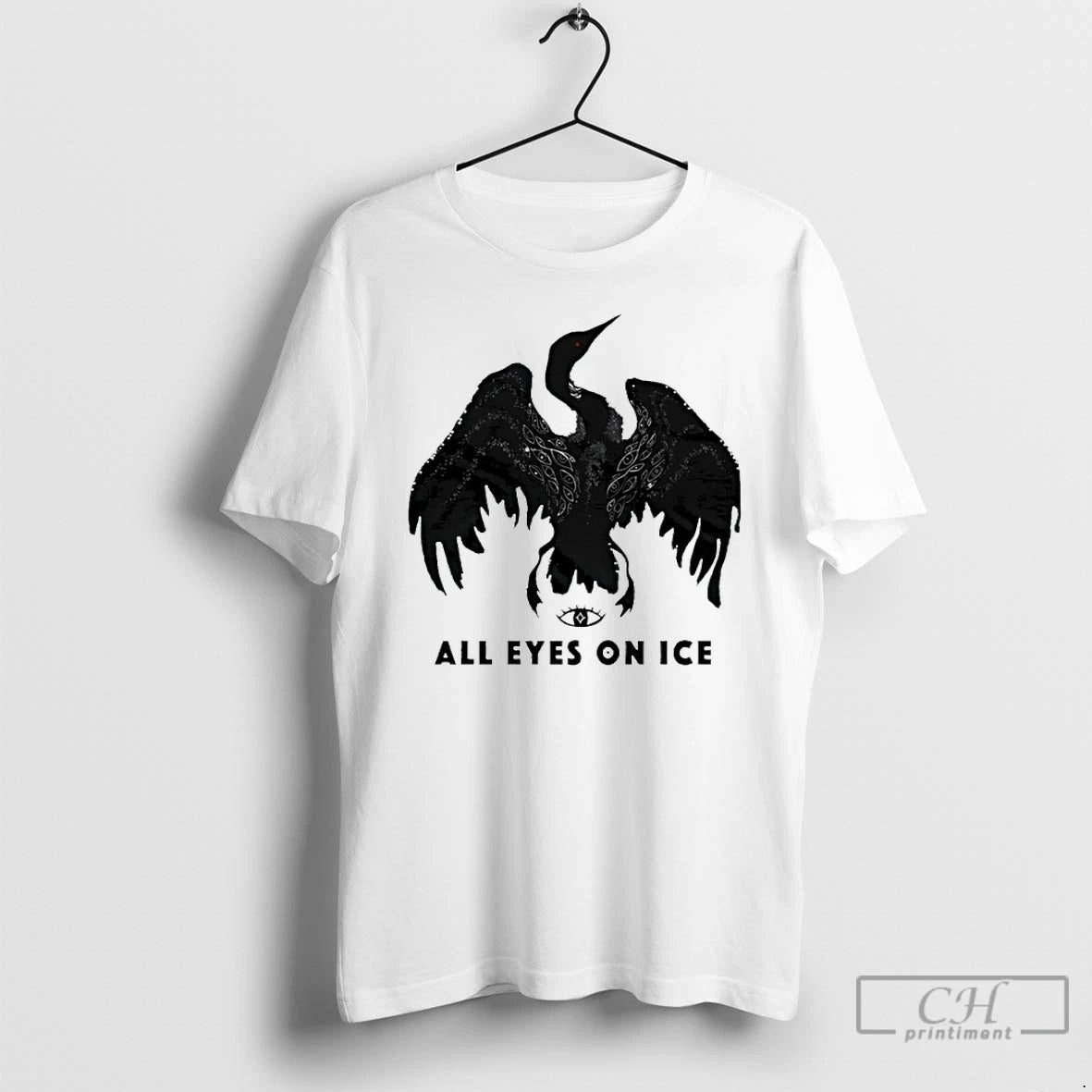 Premium Rebel Loon All Eyes On Ice Minnesota 2026 T-Shirts, Hoodie, Sweatshirt | PopFlextees.com