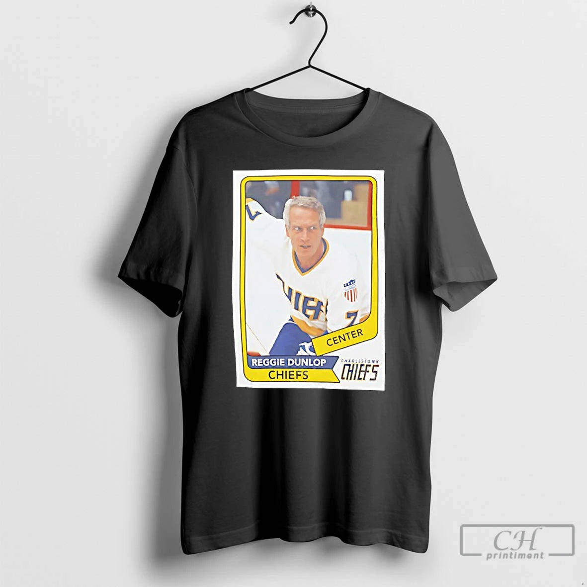 Premium Reggie Dunlop Hockey Card Movie Graphic T-Shirts, Hoodie, Sweatshirt | PopFlextees.com