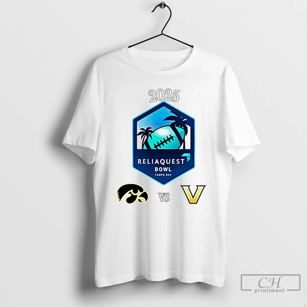 Premium Reliaquest Bowl 2025 Iowa Vs Vanderbilt T-Shirts, Hoodie, Sweatshirt | PopFlextees.com