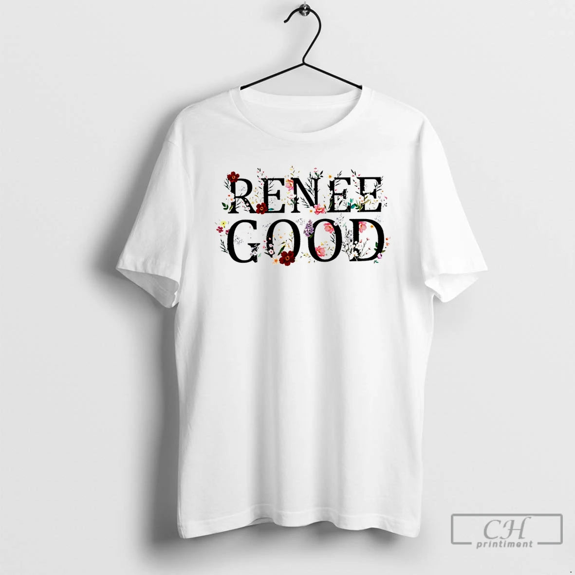 Premium Renee Good Minneapolis Protest Flowers T-Shirts, Hoodie, Sweatshirt | PopFlextees.com