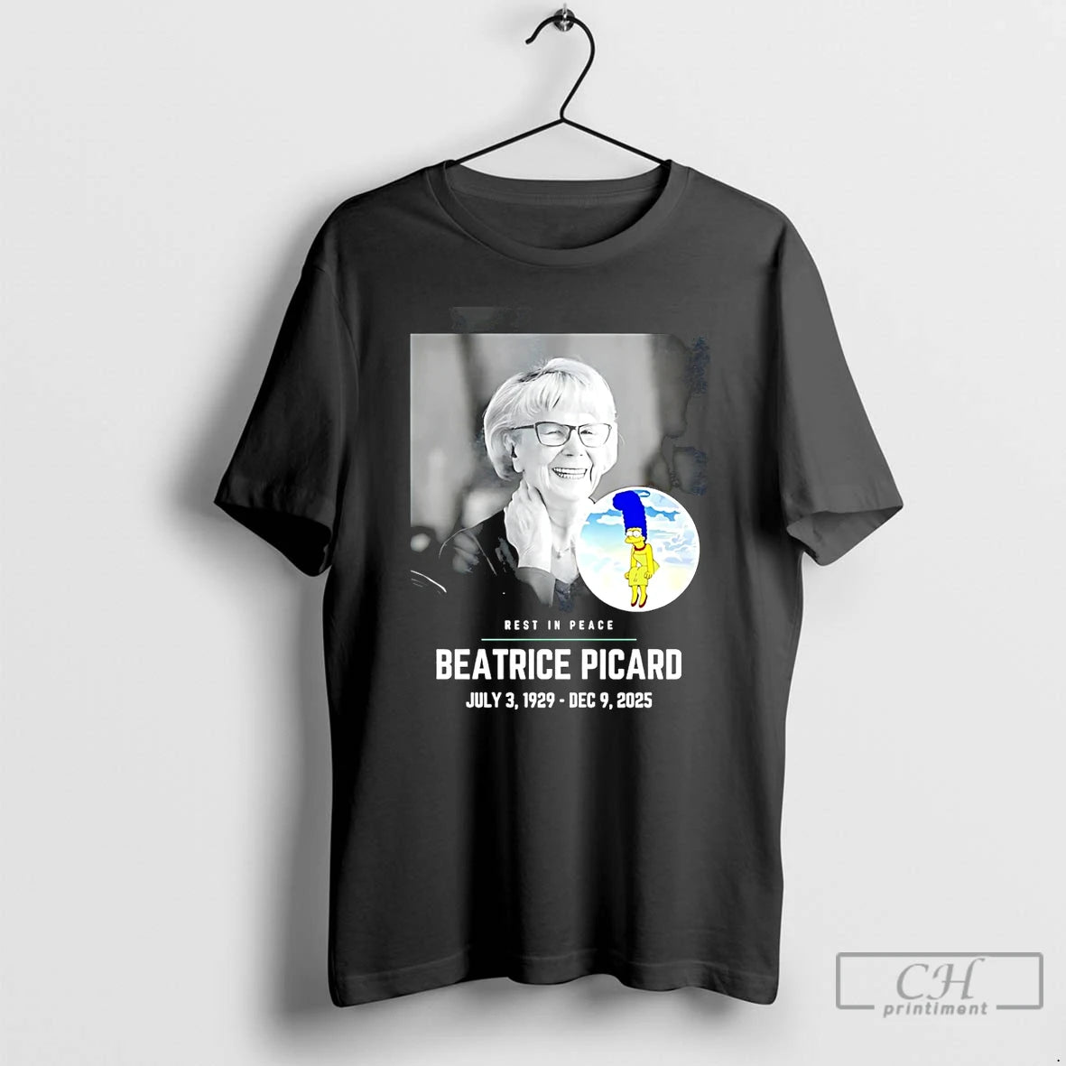 Premium Rest In Peace Beatrice Picard 1929 2025 T-Shirts, Hoodie, Sweatshirt | PopFlextees.com