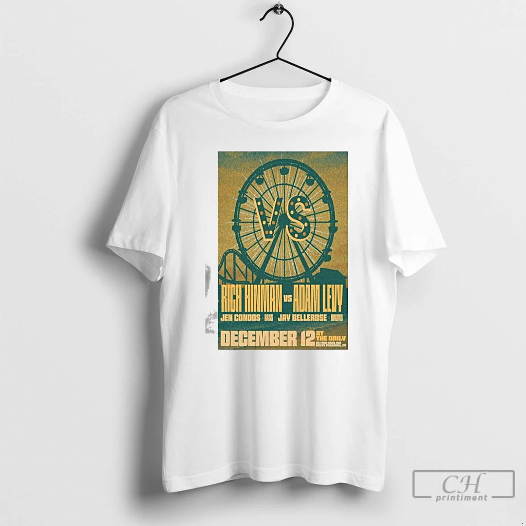 Premium Rich Hinman Vs Adam Levy South Pasadena Ca December 12 2025 Concert T Shirts Hoodie, Sweatshirt | PopFlextees.com