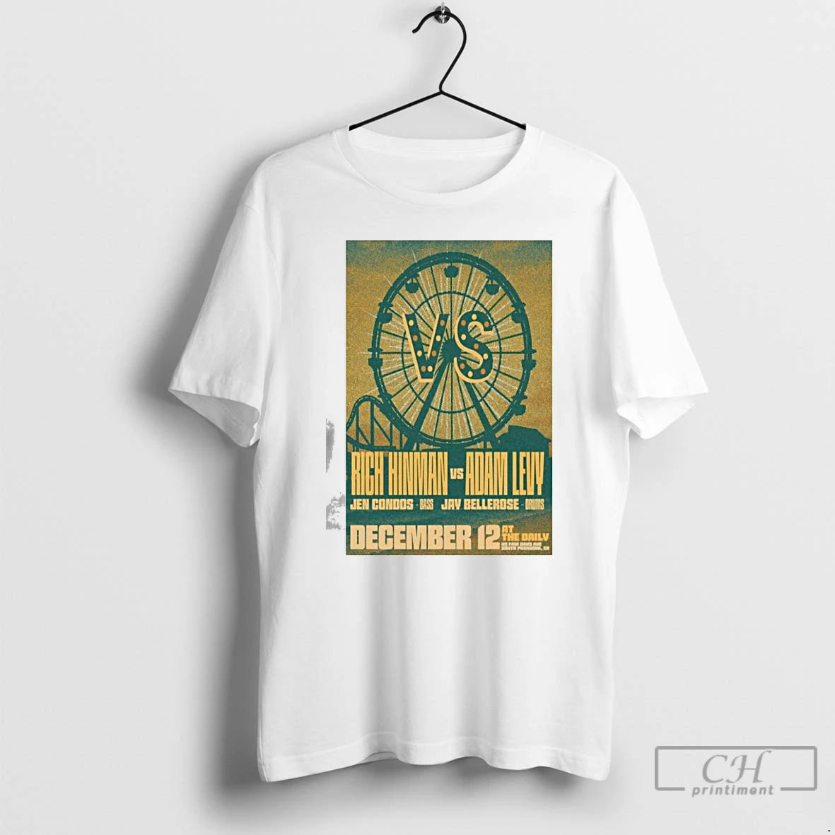 Premium Rich Hinman Vs Adam Levy South Pasadena Ca December 12 2025 Concert T Shirts Hoodie, Sweatshirt | PopFlextees.com