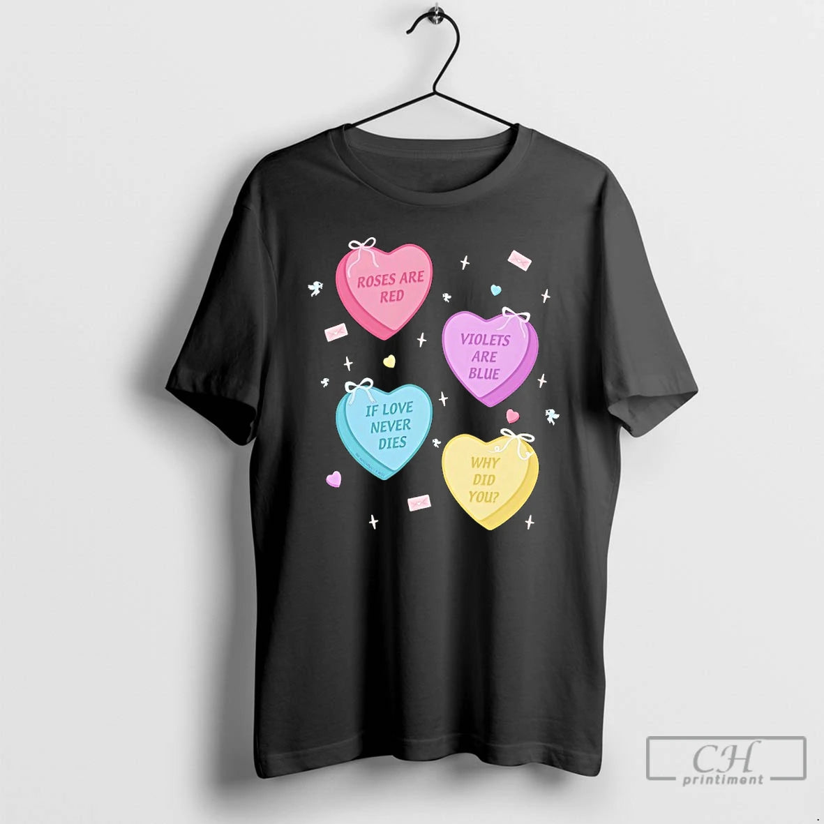 Premium Roses Are Red Violets Are Blue If Love Never Dies Why Did You T-Shirts, Hoodie, Sweatshirt | PopFlextees.com