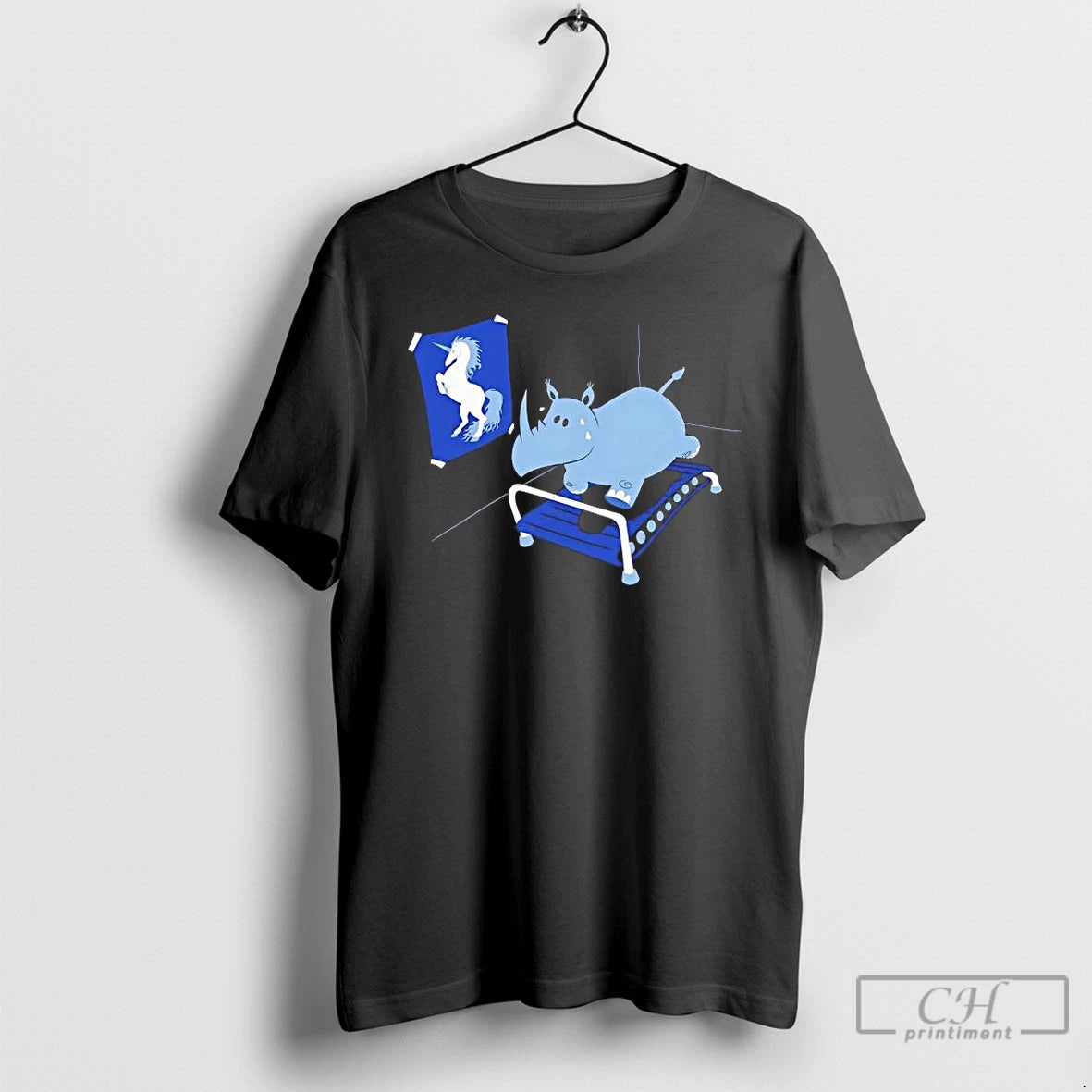 Premium Running Rhino To Unicorn T-Shirts, Hoodie, Sweatshirt | PopFlextees.com
