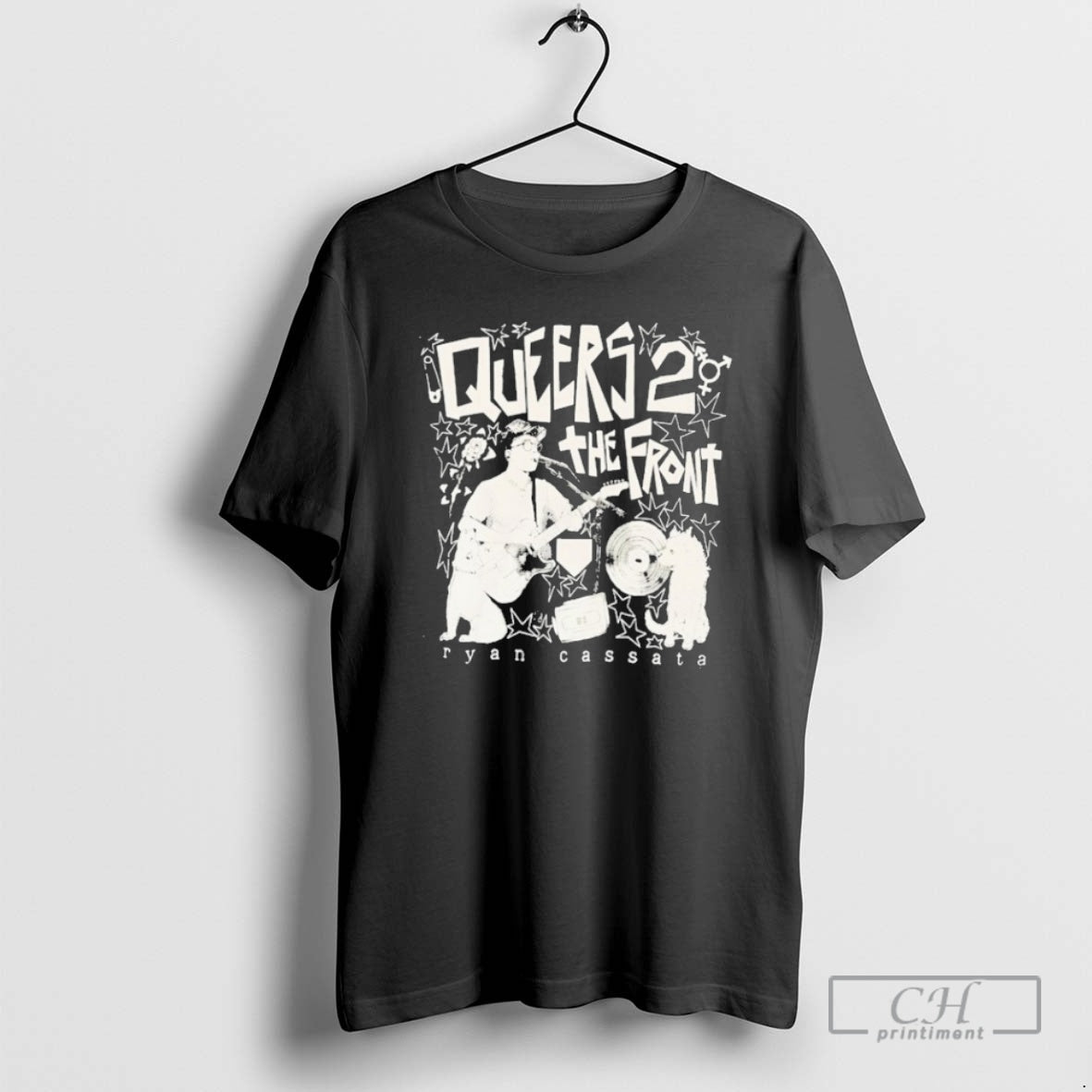 Premium Ryan Cassata Queers To The Front Shirt Sweater Hoodie, Sweatshirt | PopFlextees.com