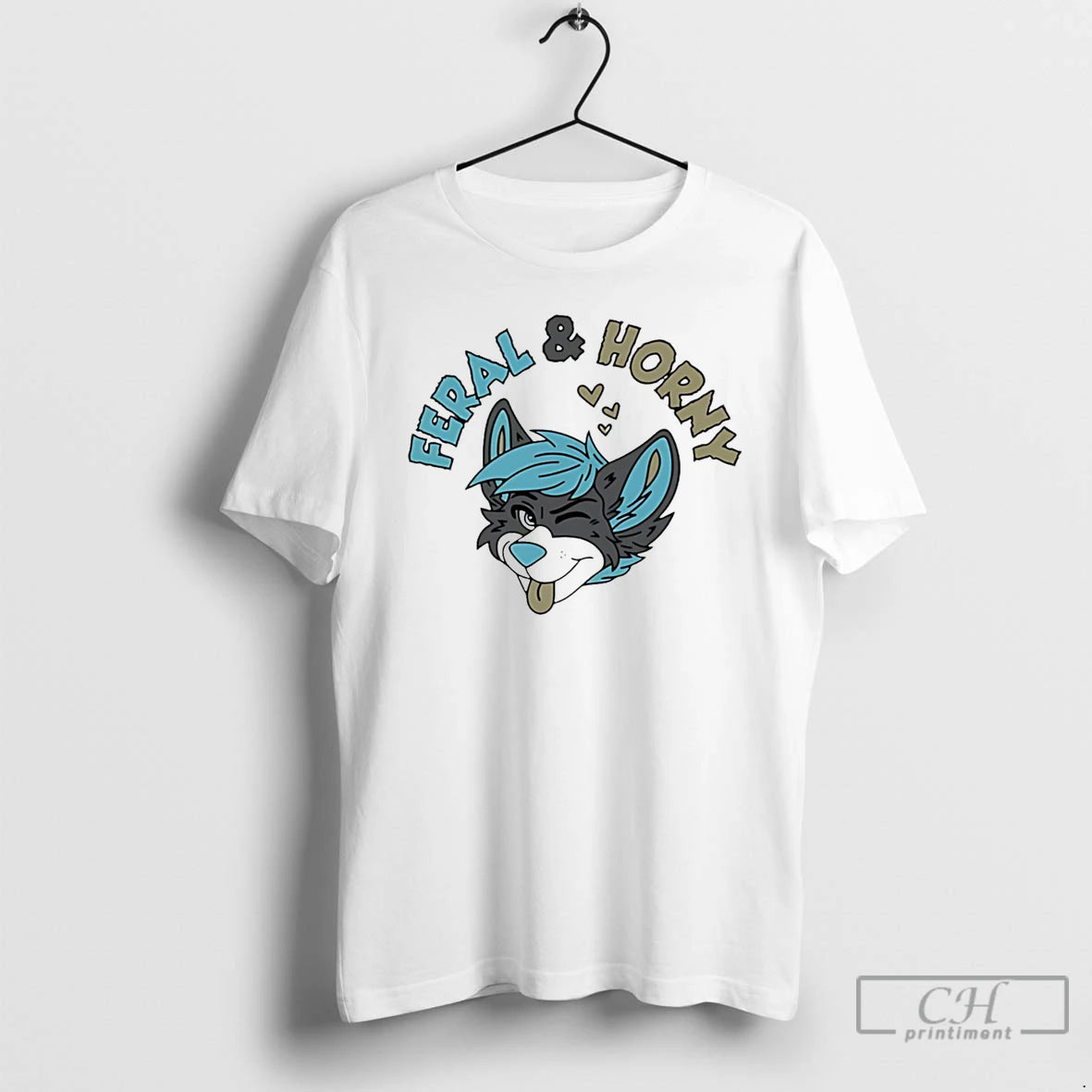 Premium Rylee0nline Feral And Horny Cartoon T-Shirts, Hoodie, Sweatshirt | PopFlextees.com