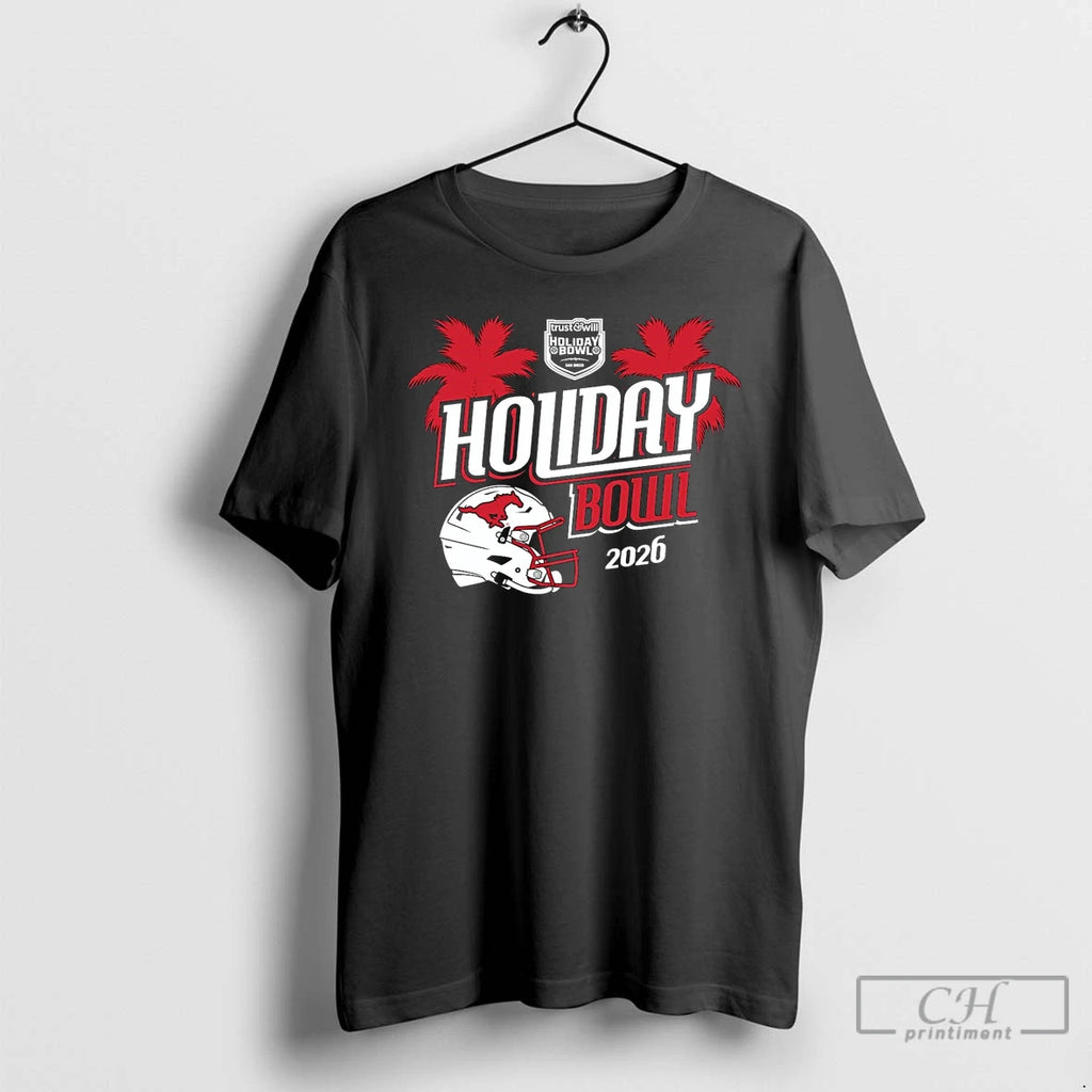 Premium Smu Mustangs 2026 Holiday Bowl Helmet T-Shirts, Hoodie, Sweatshirt | PopFlextees.com