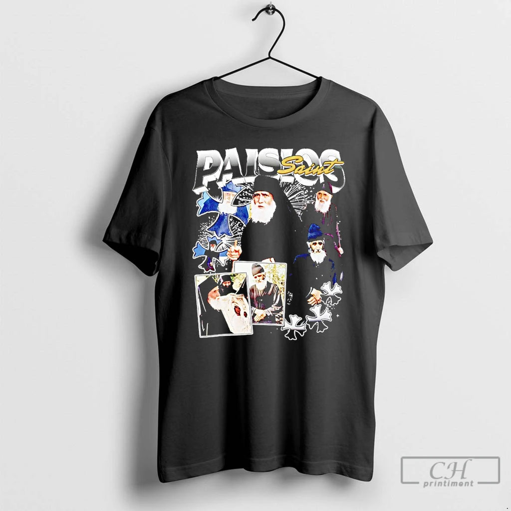 Premium Saint Paisios Picture Collage Vintage T-Shirts, Hoodie, Sweatshirt | PopFlextees.com