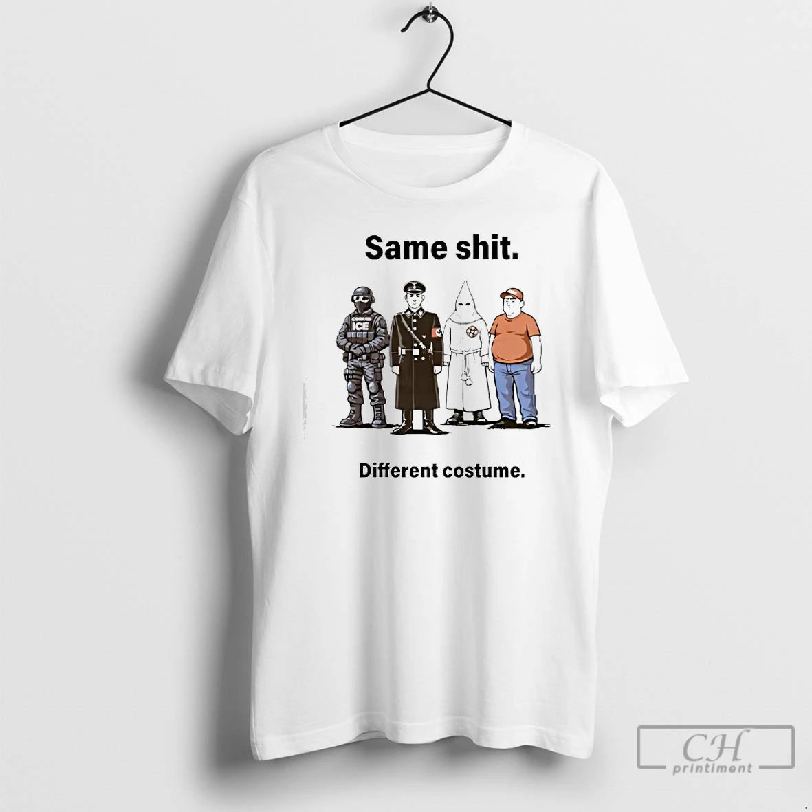 Premium Same Shit Different Costume Anti Trump T-Shirts, Hoodie, Sweatshirt | PopFlextees.com