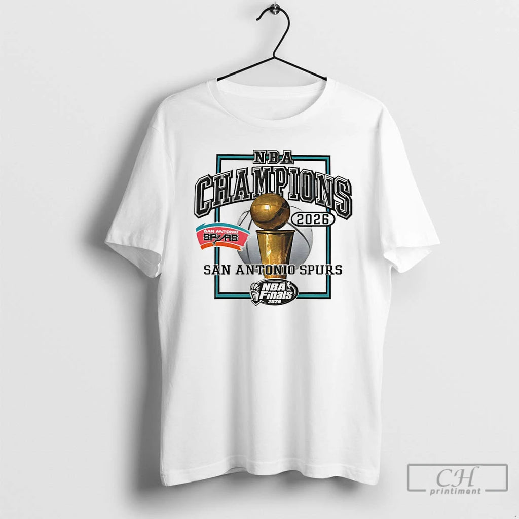 Premium San Antonio Spurs 2026 Nba Champions Basketball Graphic