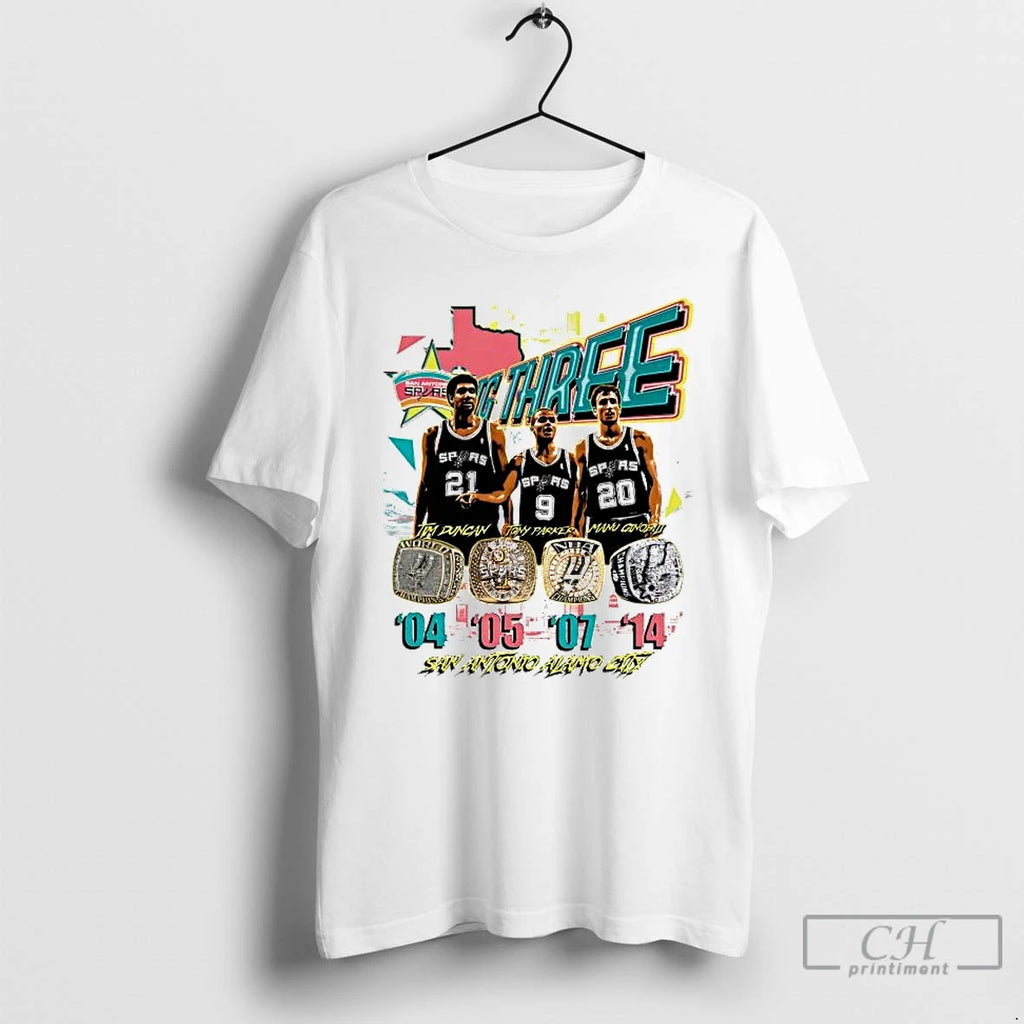 Premium San Antonio Spurs Alamo City Players Big Three T-Shirts, Hoodie, Sweatshirt | PopFlextees.com