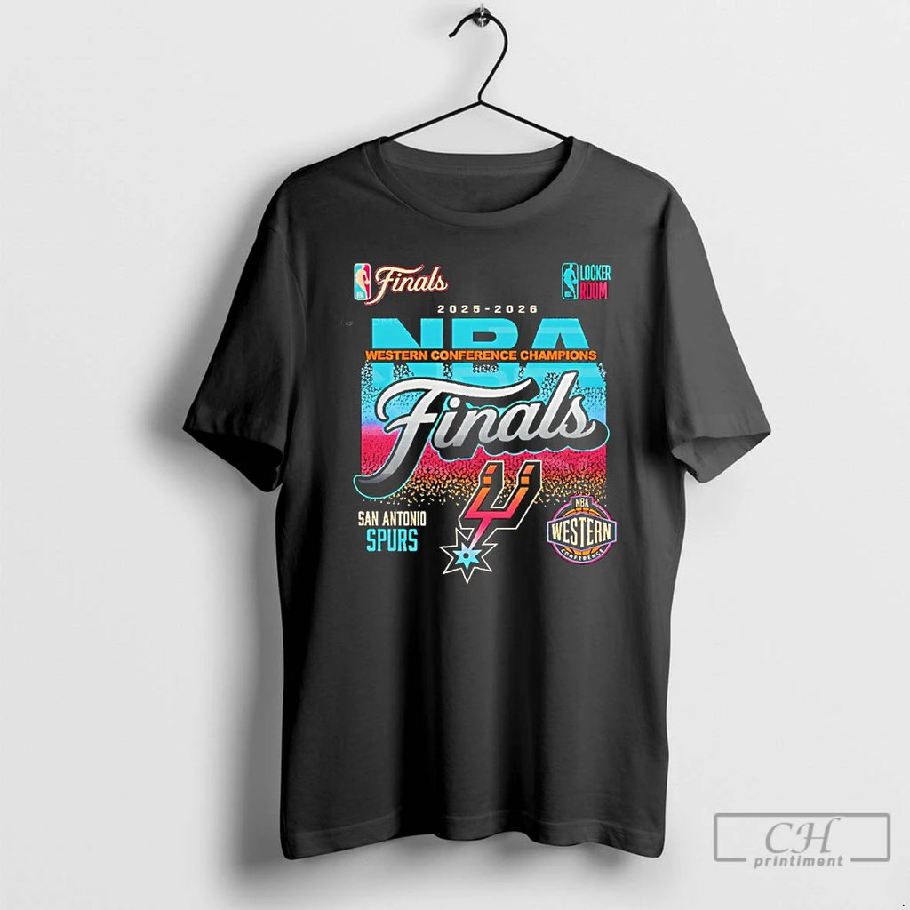 Premium San Antonio Spurs Basketball 2025 2026 Western Conference Champions Finals Vintage T Shirts Sweater
