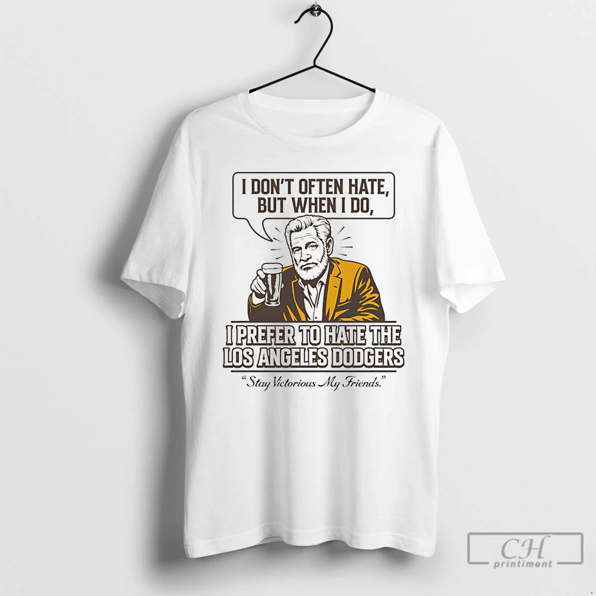 Premium San Diego Baseball Stay Victorious I Prefer To Hate The La Dodgers T Shirts Hoodie, Sweatshirt | PopFlextees.com