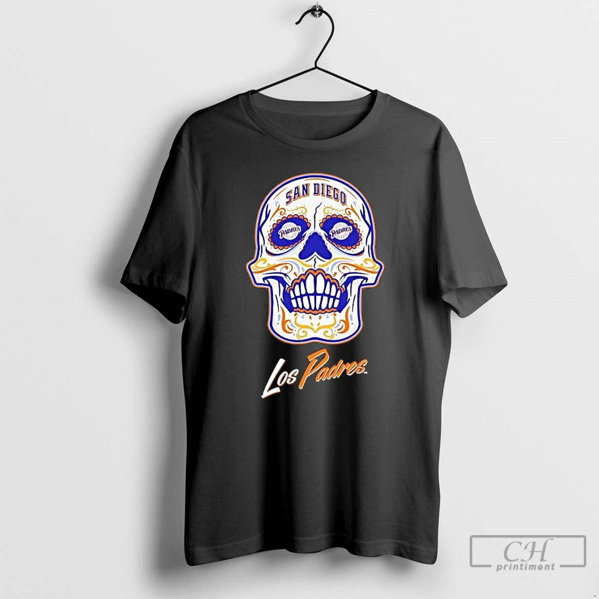 Premium San Diego Padres Sugar Skull Los Padres T-Shirts, Hoodie, Sweatshirt | PopFlextees.com