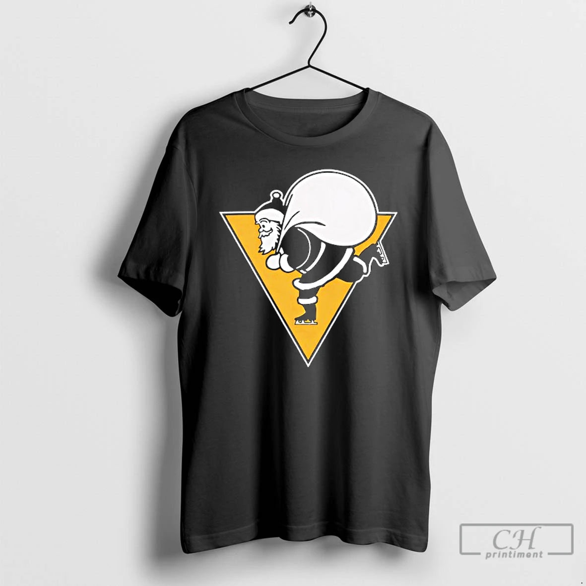 Premium Santa Skates Ugly Christmas T-Shirts, Hoodie, Sweatshirt | PopFlextees.com