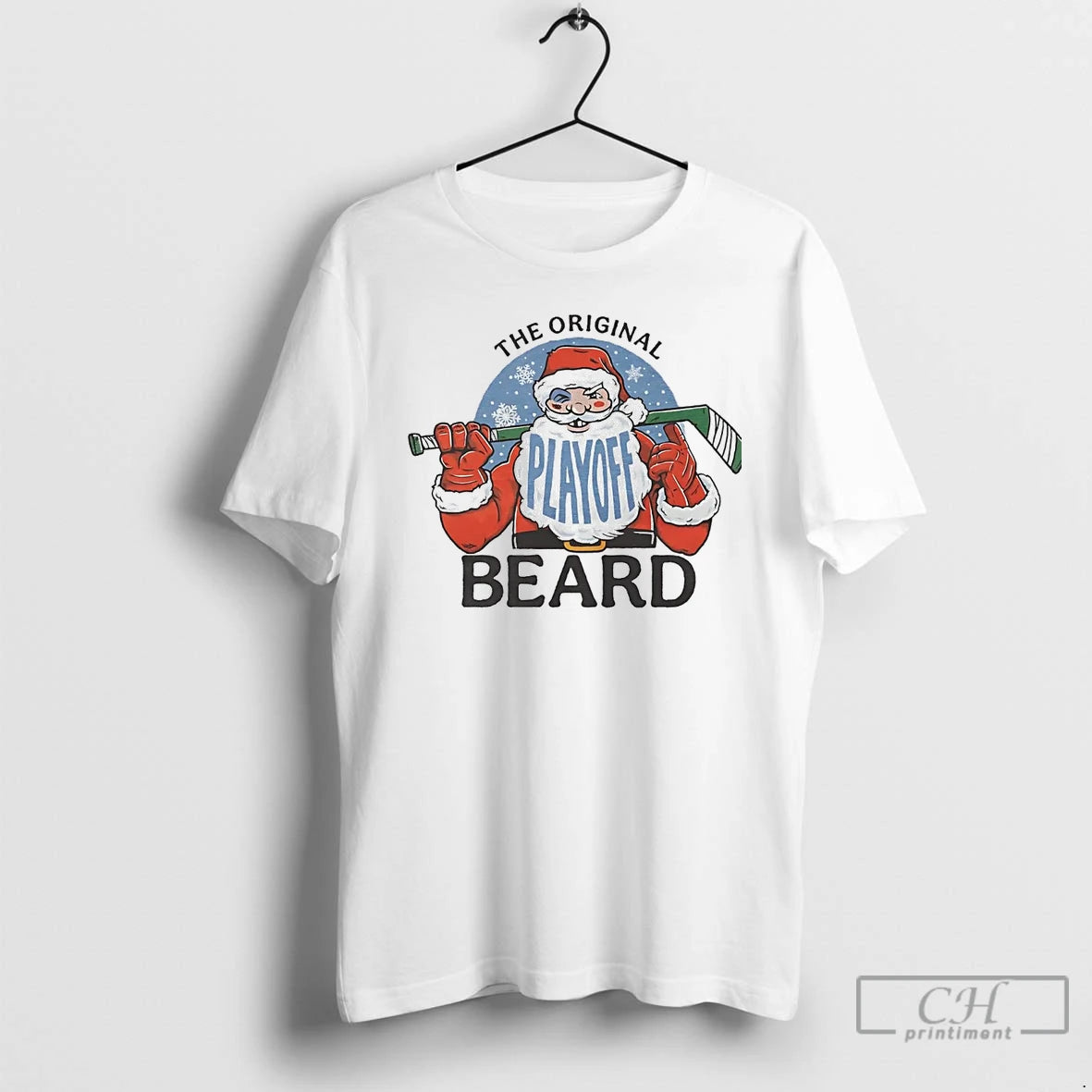 Premium Santa The Playoff Beard Christmas T-Shirts, Hoodie, Sweatshirt | PopFlextees.com