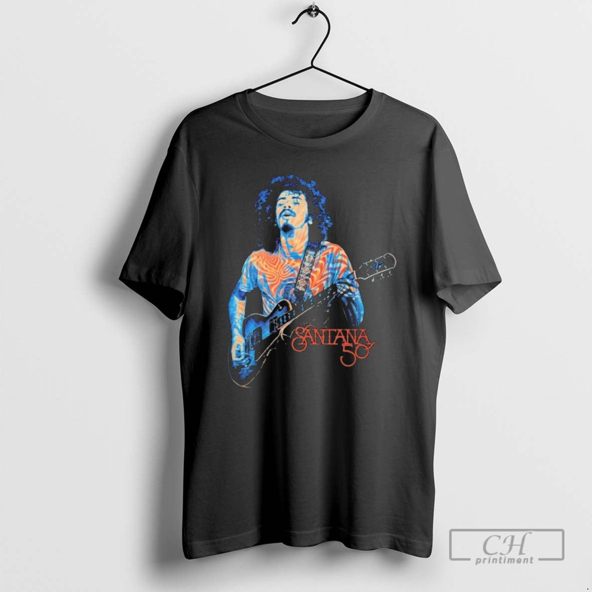 Santana 50 Guitar Shirt T-Shirts, Hoodie, Sweatshirt
