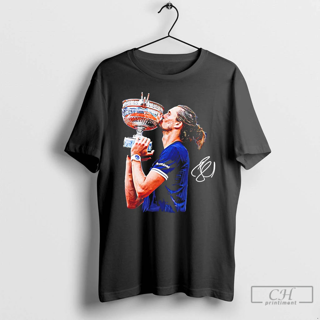 Premium Sascha Zverev 2026 Champions Finally Signature Tee