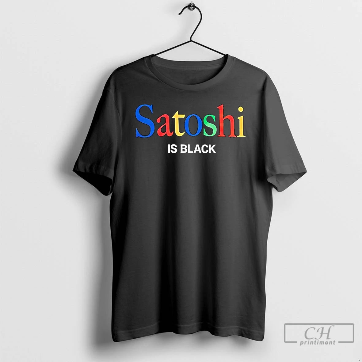 Premium Satoshi Is Black T-Shirts, Hoodie, Sweatshirt | PopFlextees.com