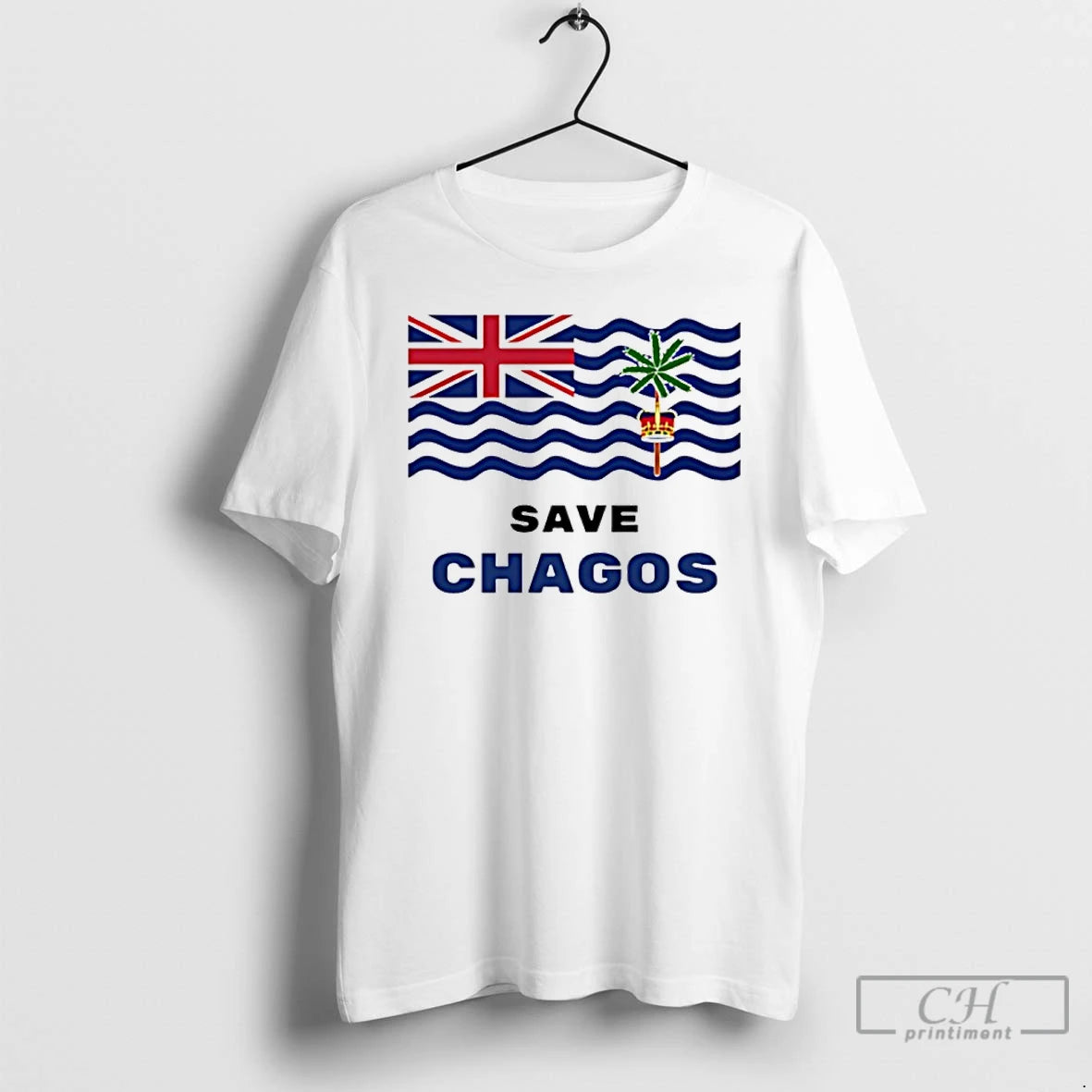 Premium Save Chagos Campaign British Indian Ocean Territory Flag T-Shirts, Hoodie, Sweatshirt | PopFlextees.com