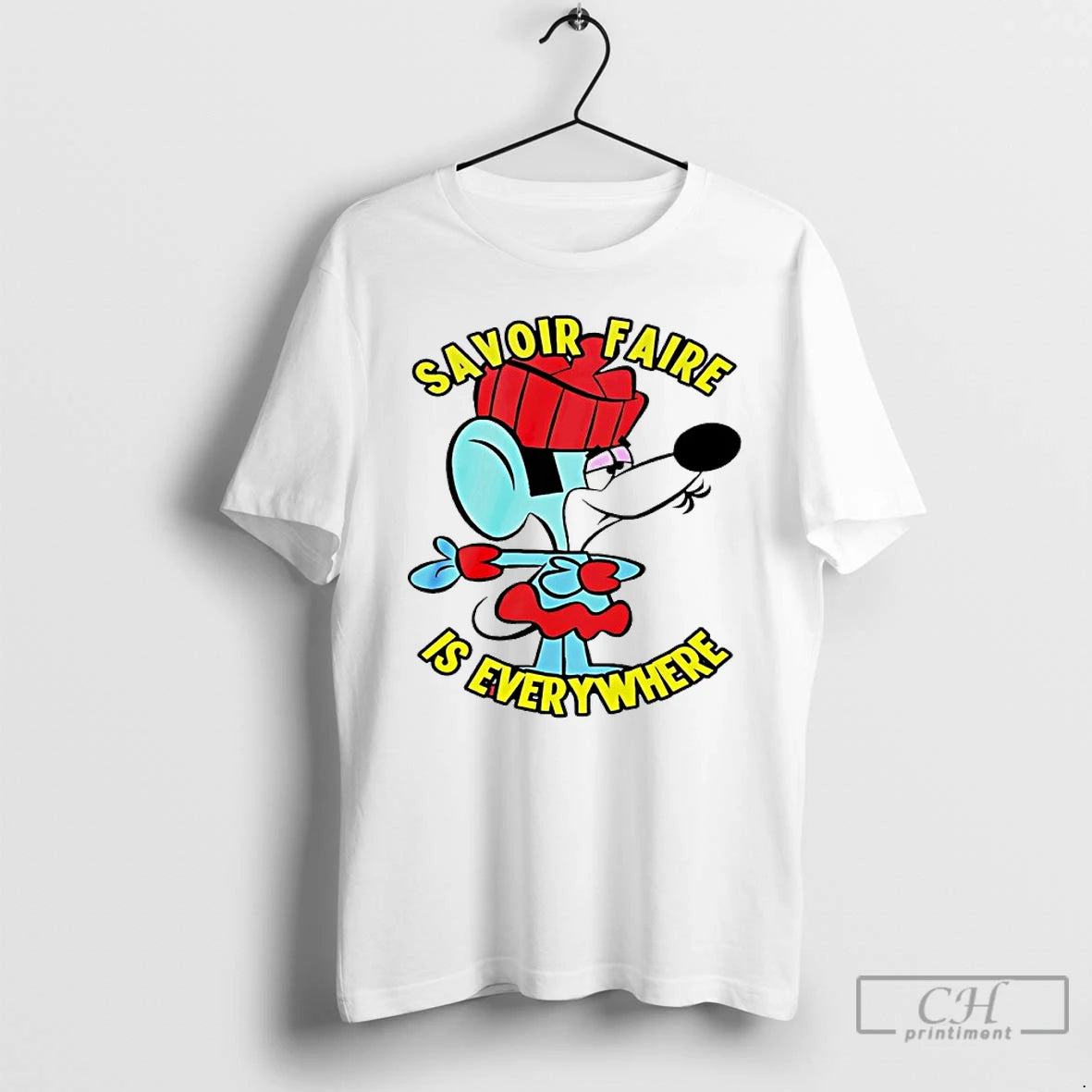 Premium Savoir Faire Is Everywhere Cartoon T-Shirts, Hoodie, Sweatshirt | PopFlextees.com