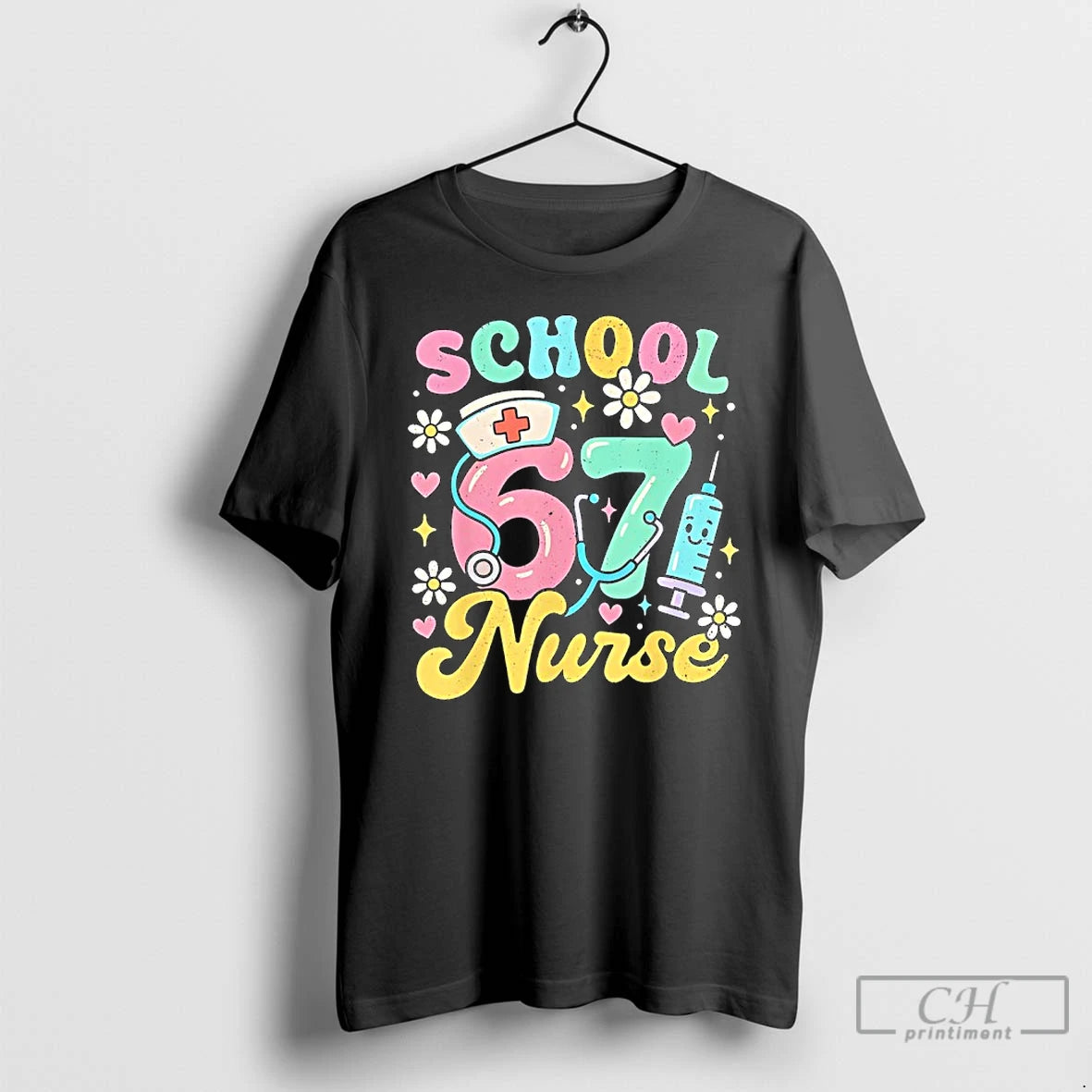 Premium School Nurse 67 Cute Medical Retro T-Shirts, Hoodie, Sweatshirt | PopFlextees.com