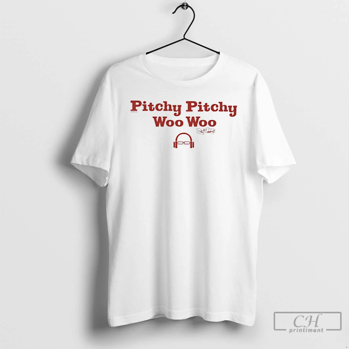 Premium Scott Van Pelt Pitchy Pitchy Woo Woo Signature T-Shirts, Hoodie, Sweatshirt | PopFlextees.com