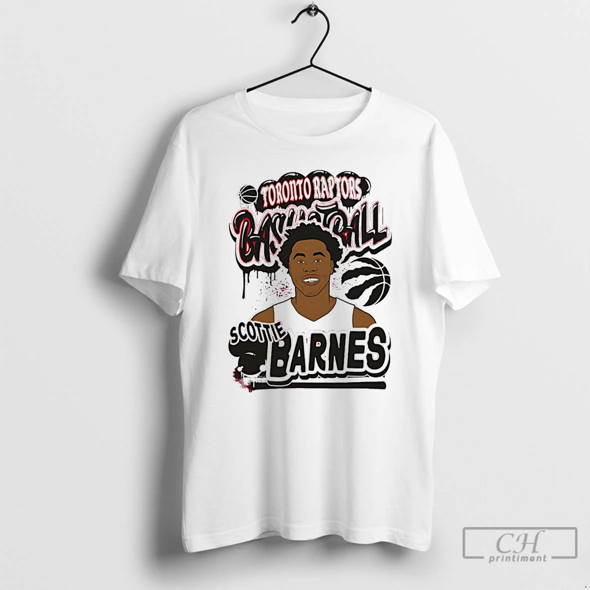 Premium Scottie Barnes Toronto Raptors Basketball Caricature T-Shirts, Hoodie, Sweatshirt | PopFlextees.com