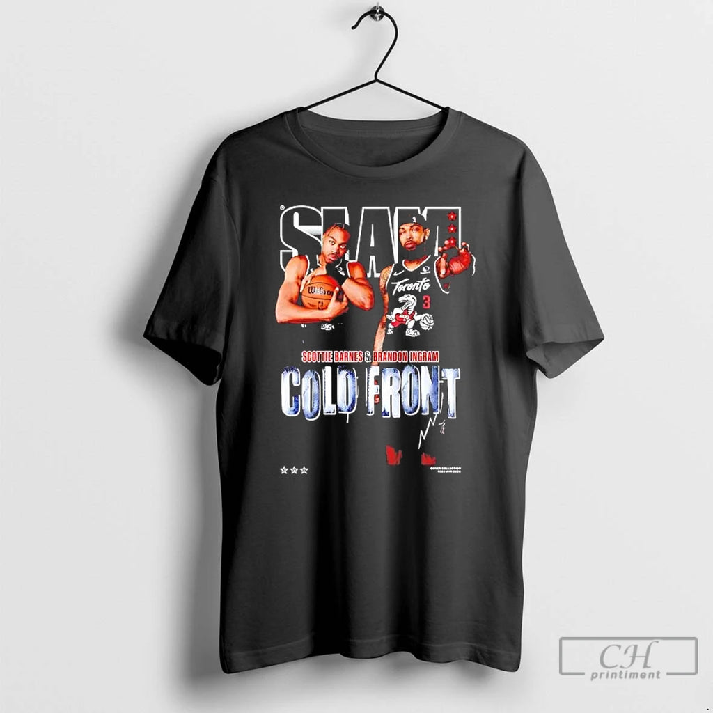 Premium Scottie Barnes And Brandon Ingram Cold Front Signatures Tee Hoodie, Sweatshirt | PopFlextees.com