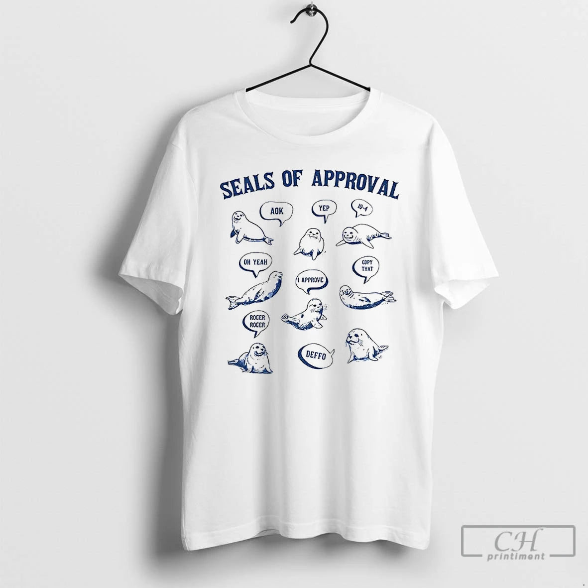 Premium Seals Of Approval Meme Aok Yep Oh Yeah I Approve Copy That Roger Deffo T-Shirts, Hoodie, Sweatshirt | PopFlextees.com