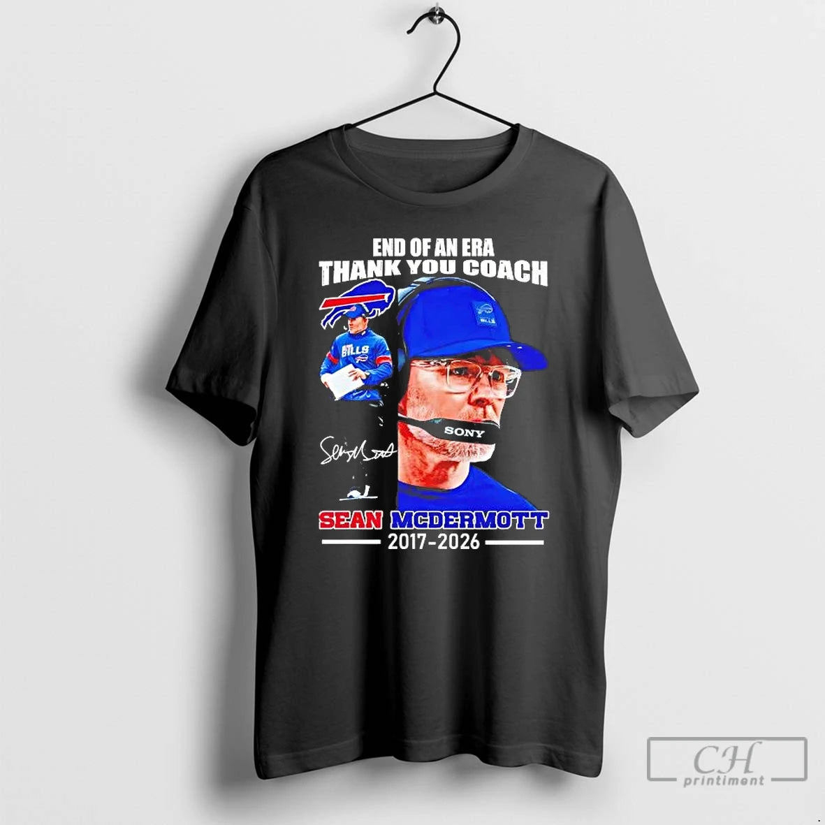 Premium Sean Mcdermott 2017 2026 End Of An Era Thank You Coach T Shirts Sweater Hoodie, Sweatshirt | PopFlextees.com