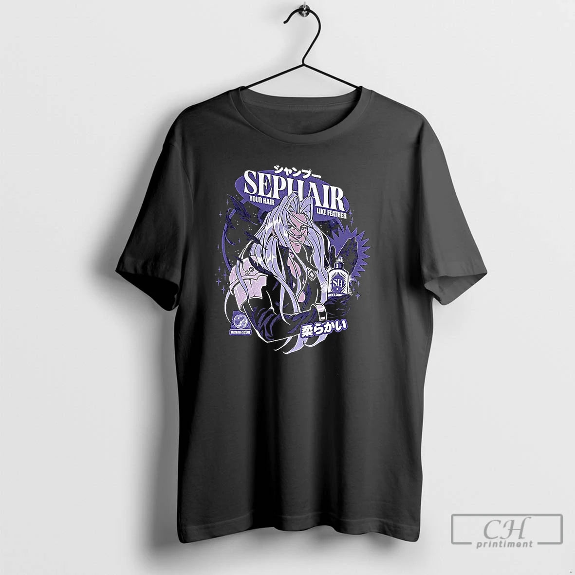 Premium Sephair Your Hair Like Feather Sephiroth Final Fantasy Vii Parody T-Shirts, Hoodie, Sweatshirt | PopFlextees.com