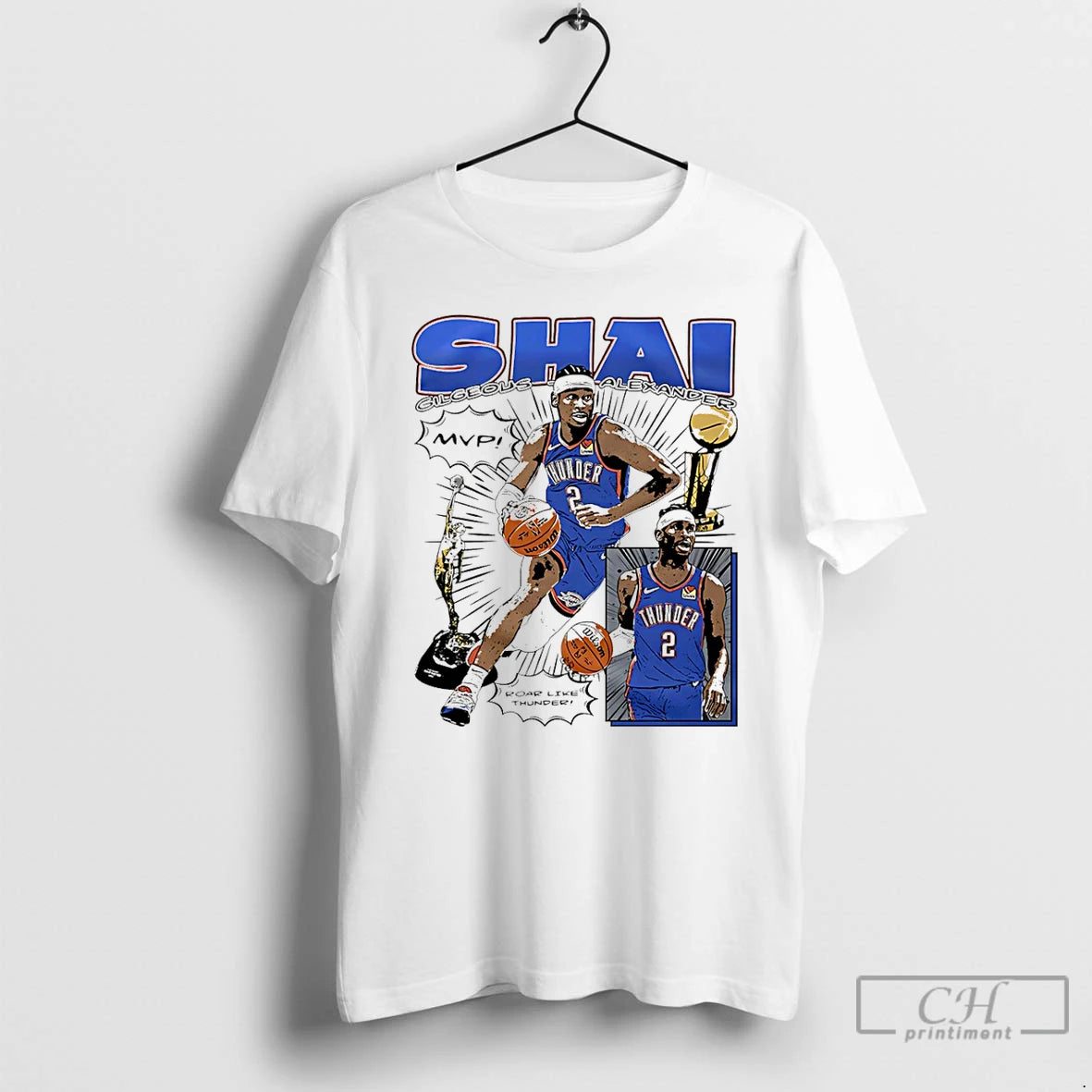 Premium Shai Gilgeous Alexander Oklahoma City Thunder Comic T-Shirts, Hoodie, Sweatshirt | PopFlextees.com