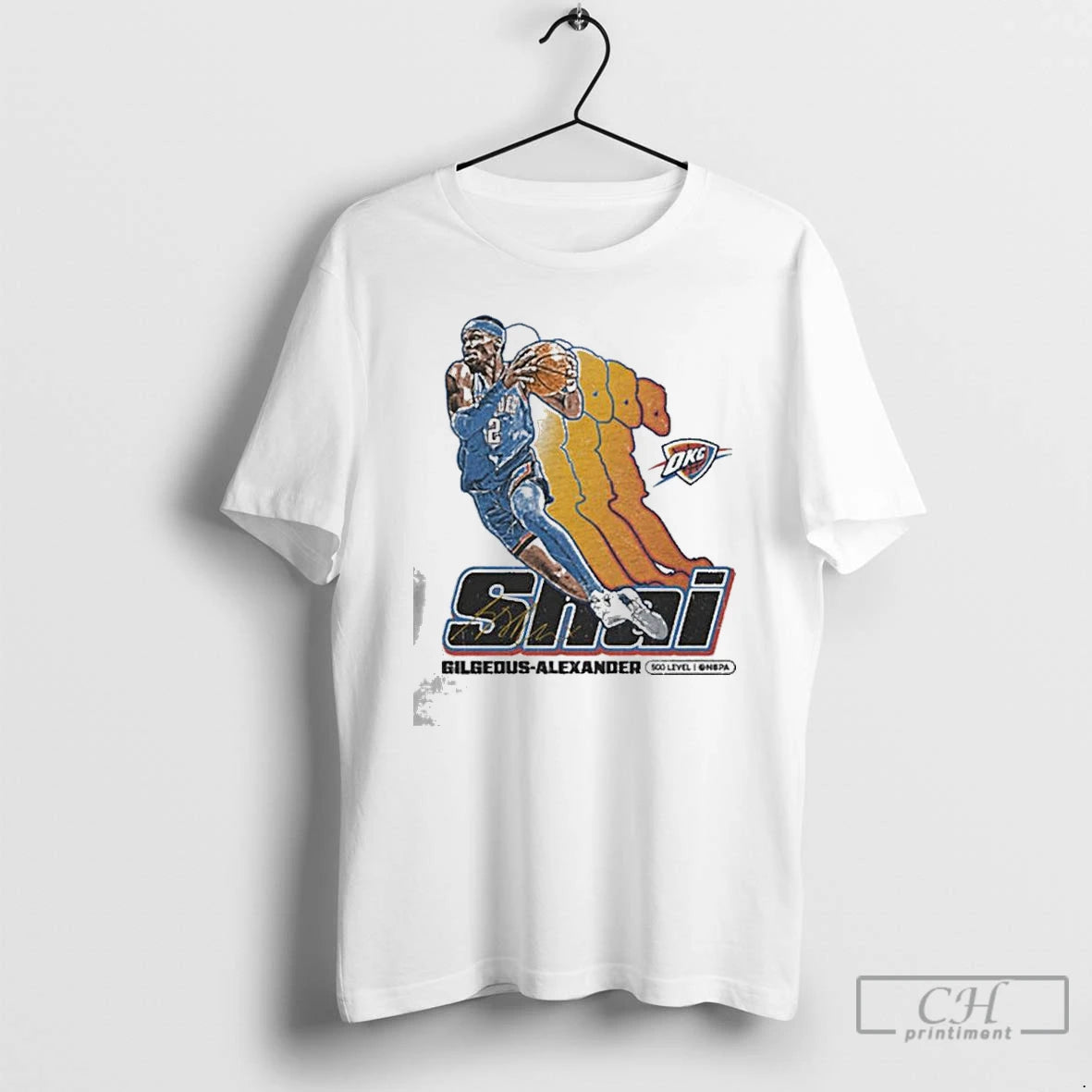 Premium Shai Gilgeous Alexander Oklahoma City Thunder Retro T-Shirts, Hoodie, Sweatshirt | PopFlextees.com